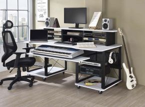 ACME OF00995 Megara - Music Desk - White & Black Finish