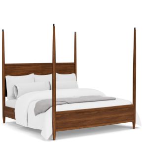 Riverside Furniture 83780-83771-83772 Elsie - King Poster Bed - Dark Brown