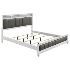 CoasterEveryday 205891KW Barzini - Wood California King Panel Bed - White