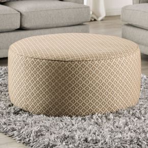 Furniture of America SM8193-OT Stephney - Ottoman - Gray / Gold