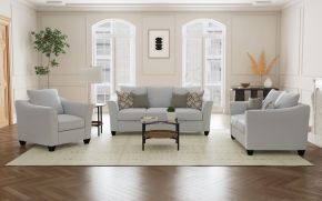Coaster Fine Furniture 508581-S3 Salizar - 3 Piece Upholstered Flared Arm Sofa Set - Sand