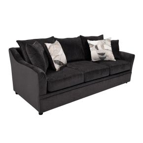 New Classic U1270-30-DGY Sylvie - Sofa With 4 Accent Pillows - Lush Mink Gray