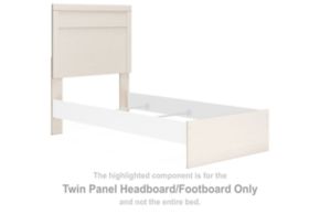 Signature Design by Ashley® B2588-53 Stelsie - Twin Panel Headboard/Footboard - White