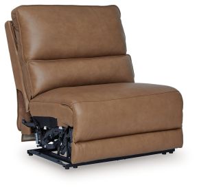Signature Design by Ashley® PCU6260631 DeepWakes - Power Armless Recliner With Adjustable Headrest - Caramel