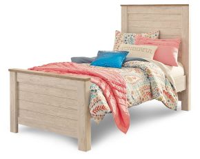 Ashley Furniture B267B15 Ashley Furniture B267B15 Willowton - Twin Panel Bed - Whitewash