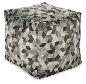 Signature Design by Ashley® A1000983 Albermarle - Pouf - Gray / Brown