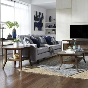 Liberty Furniture 796-OT-3PCS Ventura Blvd - 3 Piece Table Set - Dark Brown