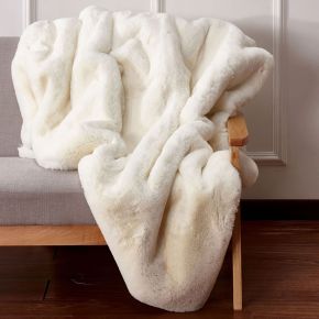 Furniture of America TW4144 Caparica - Throw - Off-White