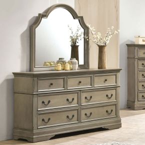 Furniture of America CM7181D Lasthenia - Dresser - Antique Warm Gray