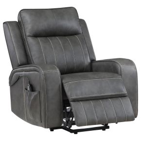 Coaster Fine Furniture 603194P Raelynn - Upholstered Power Lift Recliner Chair - Gray
