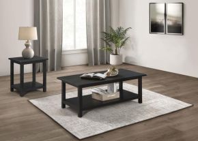 Coaster Fine Furniture 710568-S2A Payne - 2 Piece Coffee And End Table Set Distressed - Java