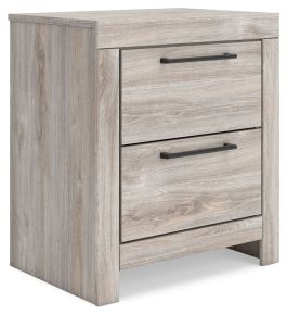 Ashley Furniture PCB1120-92 Ashley Furniture PCB1120-92 Broachmyn - Two Drawer Night Stand - Gray