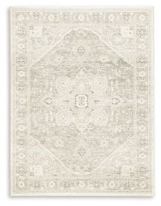 Signature Design by Ashley® R406511 Gatwell - 8' x 10' Rug - Ivory / Gray / Tan