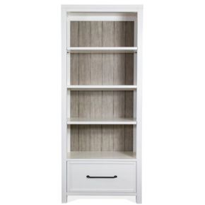 Riverside Furniture 28637 Finn - Drawer Bookcase - White
