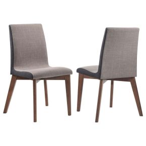 CoasterEveryday 106592 Redbridge - Upholstered Dining Side Chair (Set of 2) - Natural Walnut