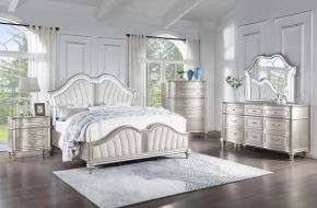 CoasterElevations 223391KW-S5 Evangeline - California King 5 Piece Bedroom Set - Silver Oak