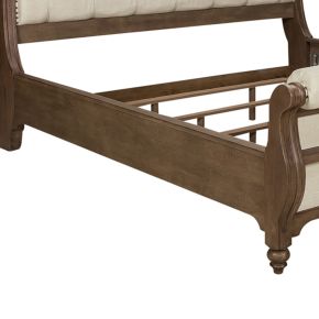 Liberty Furniture 615-BR92C Americana Farmhouse - California King Sleigh Bed Rails - Light Brown