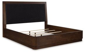 Signature Design by Ashley® PCB857B9 Dilenno - California King Upholstered Panel Bed - Dark Brown