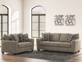 Benchcraft® 30204/38/35 Benchcraft® 30204/38/35 Triston-Peaks - 2 Pc. - Sofa, Loveseat - Suede