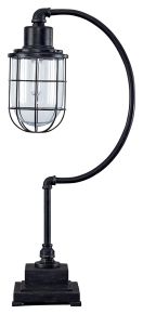 Signature Design by Ashley® L734232 Jae - Metal Desk Lamp - Antique Black