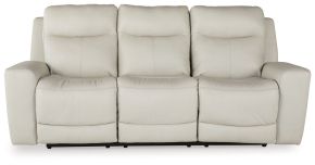 Signature Design by Ashley® U5950515 Mindanao - Coconut - Pwr Rec Sofa With Adj Headrest