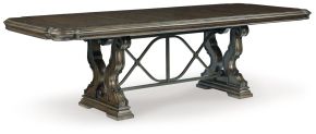 Signature Design by Ashley® D947D5 Maylee - Dining Extension Table - Dark Brown