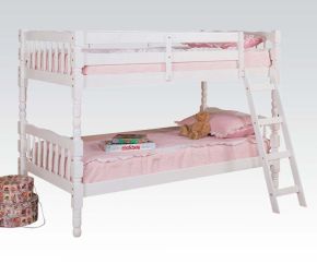 ACME 02298 Homestead - Twin Over Twin Bunk Bed - Pink