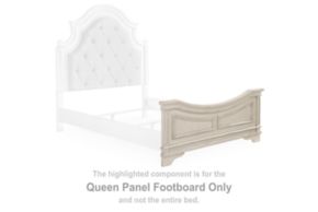 Signature Design by Ashley® B743-54 Realyn - Queen Panel Footboard - Chipped White