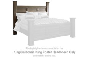 Signature Design by Ashley® B251-68 Juararo - King/Cal King Poster Headboard - Dark Brown