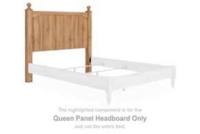 Signature Design by Ashley® PCB1075-57 Aleaport - Queen Panel Headboard - Warm Brown