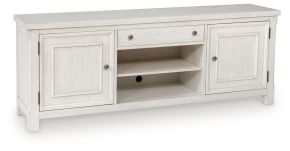 Signature Design by Ashley® W742-68 Robbinsdale - Extra Large TV Stand - Antique White
