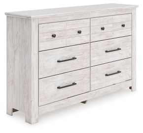Ashley Furniture PCB1171-31 Makidern - Six Drawer Dresser - Whitewash