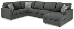 Ashley Furniture 29003S2 Ashley Furniture 29003S2 Edenfield - Right Arm Facing Corner Chaise 3 Pc Sectional - Charcoal