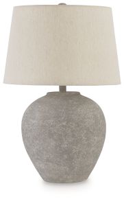 Signature Design by Ashley® L235694 Dreward - Distressed Gray - Paper Table Lamp