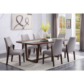 ACME 72295 Benoit - Dining Table - Brown