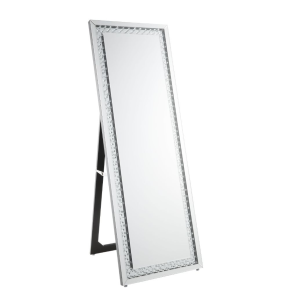 ACME 97025 Nysa - Accent Mirror - Mirrored & Faux Crystals