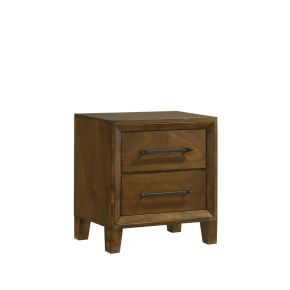 New Classic B0182-040 Ballard - 2 Drawer Nightstand - Walnut