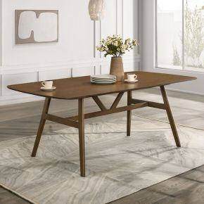 New Classic D2749-10T Miller - 78" Dining Table Top - Walnut