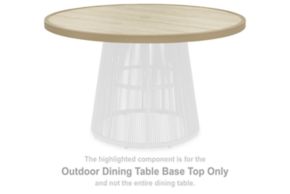 Signature Design by Ashley® PCP373-615T Orchard Beach - Round Dining Room Table Top - Beige