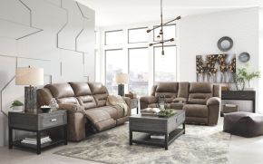 Signature Design by Ashley® 39905/87/96 Stoneland - Fossil - 2 Pc. - Power Sofa, Loveseat