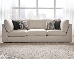 Signature Design by Ashley® 98707/77/46/77 Kellway - Sofa 3 Pc Sectional - Bisque