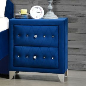 ACME 24223 Dante - Nightstand - Blue Velvet