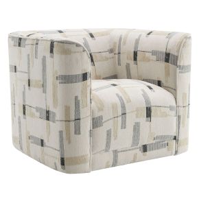 ACME LV04532 Darya - Chair With Swivel - Beige Pattern Fabric