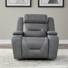 Liberty Furniture 7019BG-12P Chapman - Swivel Glider Recliner P2 - Aline Blue Gray