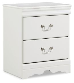 Ashley Furniture B129-92 Anarasia - Two Drawer Night Stand - White