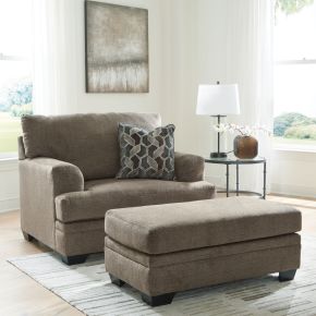 Ashley Furniture 59505/23/14 Ashley Furniture 59505/23/14 Stonemeade - 2 Pc. - Chair And A Half, Ottoman - Nutmeg