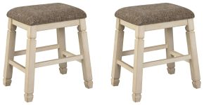 Signature Design by Ashley® D647-024 Bolanburg - Upholstered Stool (Set of 2) - Beige