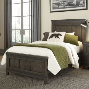 Liberty Furniture 759-YBR-TPB Thornwood Hills - Twin Panel Bed - Dark Gray