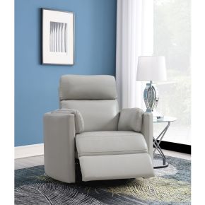 ACME LV01880 Sagen - Recliner With Swivel & Glider - Gray