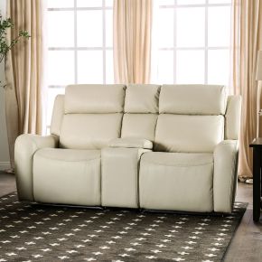 Furniture of America CM9907-LV-PK Barclay - Power Motion Loveseat - Beige